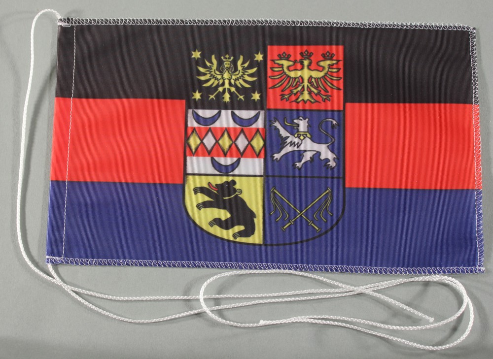 Tischflagge Ostfriesland Ost Friesland 25x15 cm optional mit Holz- oder Chromständer Tischfahne Tisc