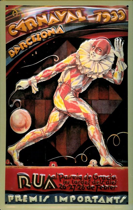 carnaval-barcelona-karneval-blechschild