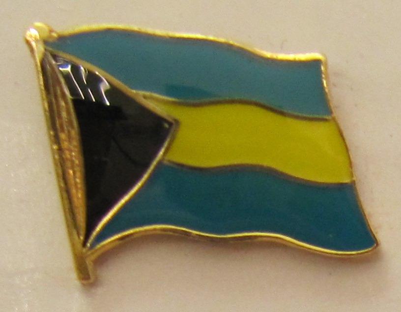 pin_flagge_bahamas Bahamas Pin Anstecker Flagge Fahne Nationalflagge