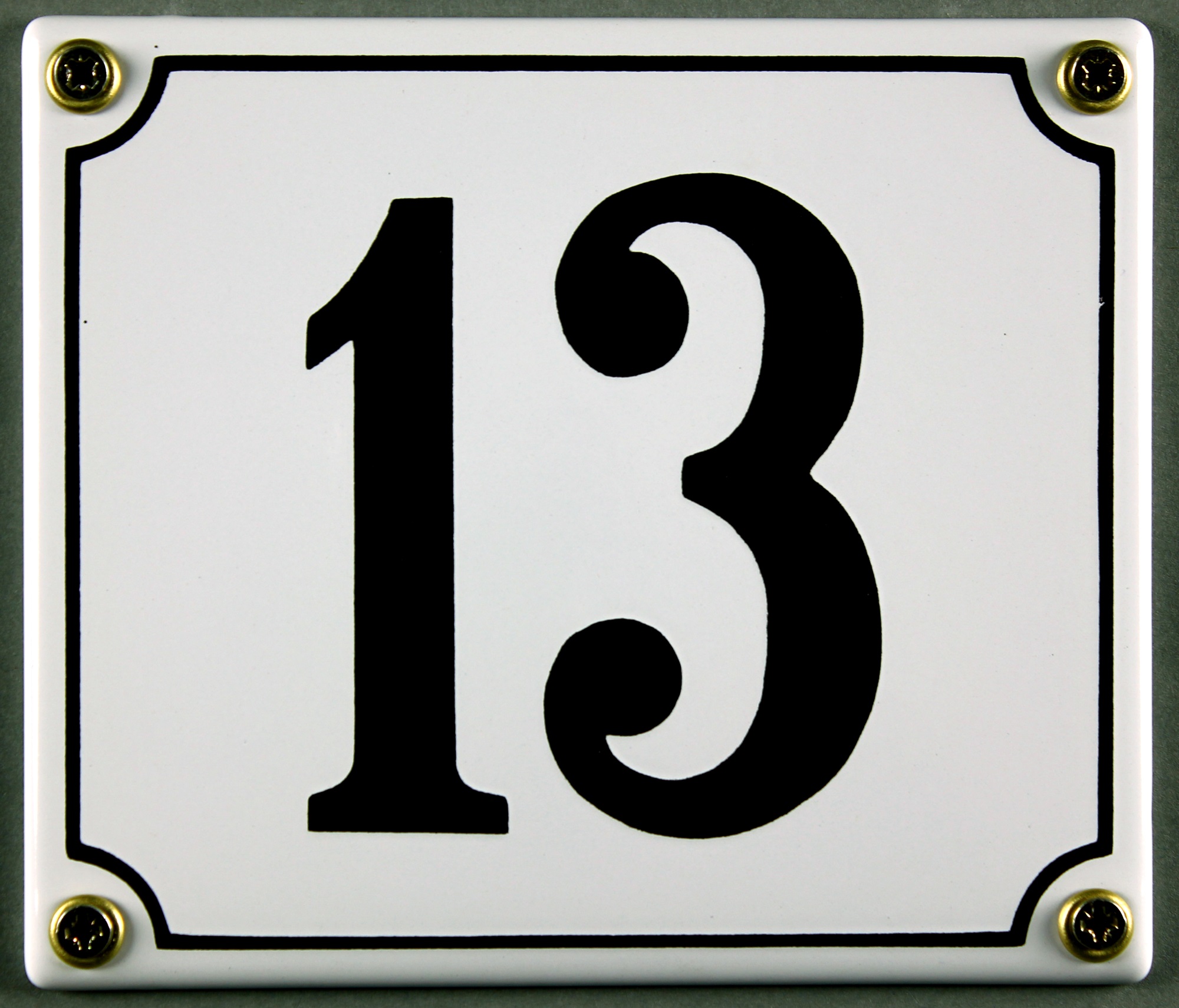 hausnummer-13-weiss-hausnummernschild-emaille