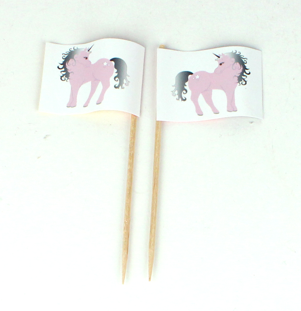 Party-Picker_Einhorn Party-Picker Flagge Einhorn rosa pink