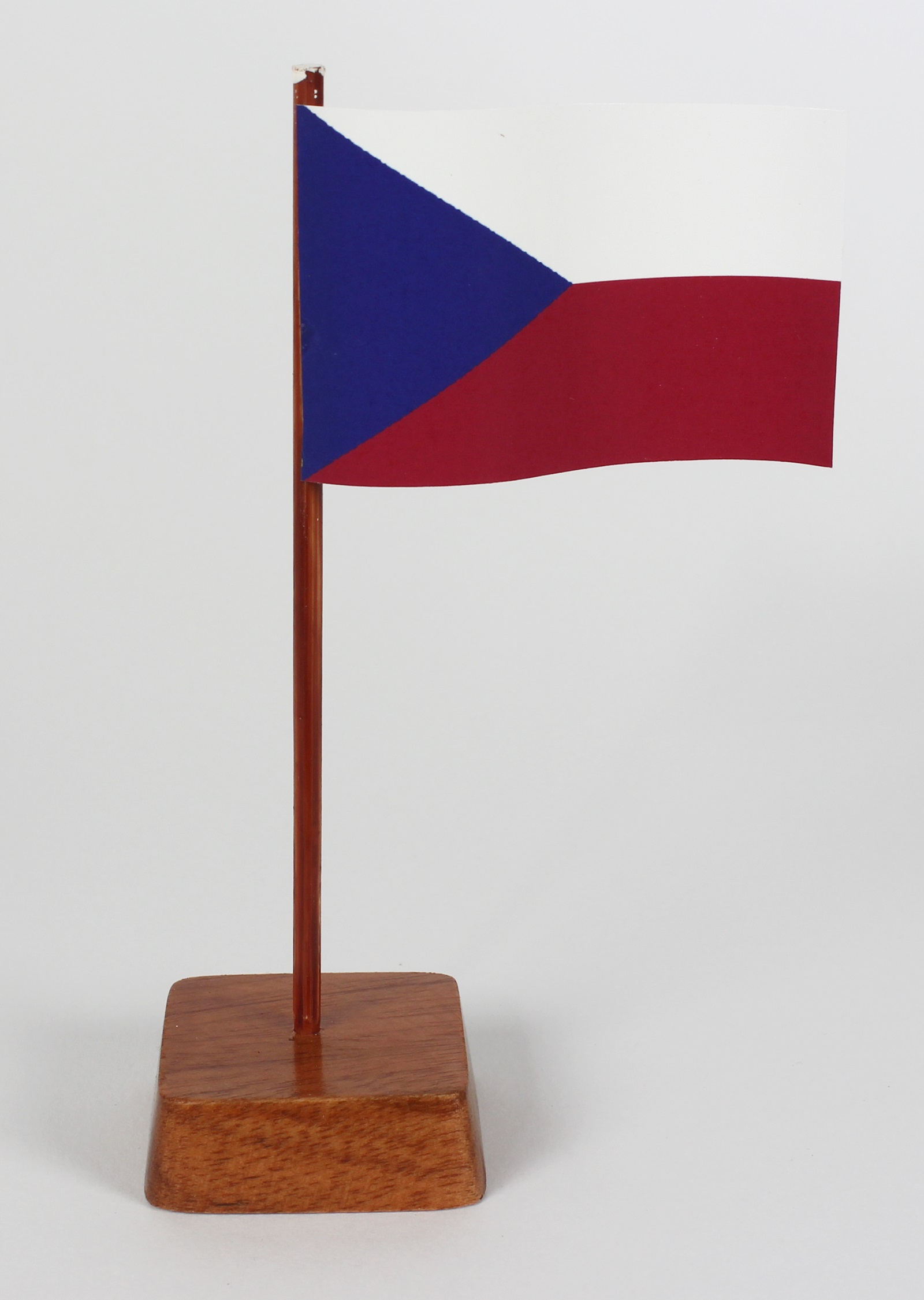 mini-tischflagge-tschechische-republik-v Mini Tischflagge Tschechien Höhe 13 cm Tischfähnchen