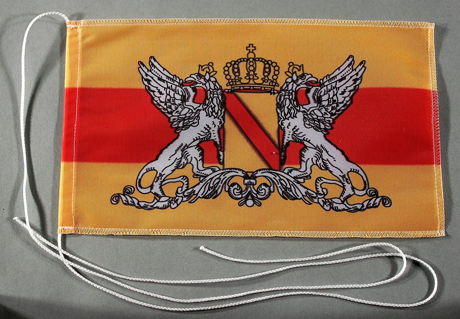 baden Tischflagge Baden Großherzogtum ohne Schrift 25x15 cm optional mit Holz- oder Chromständer Tischfahn