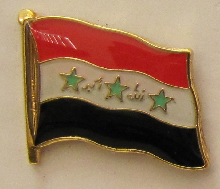 Irak Pin Anstecker Flagge Fahne Nationalflagge