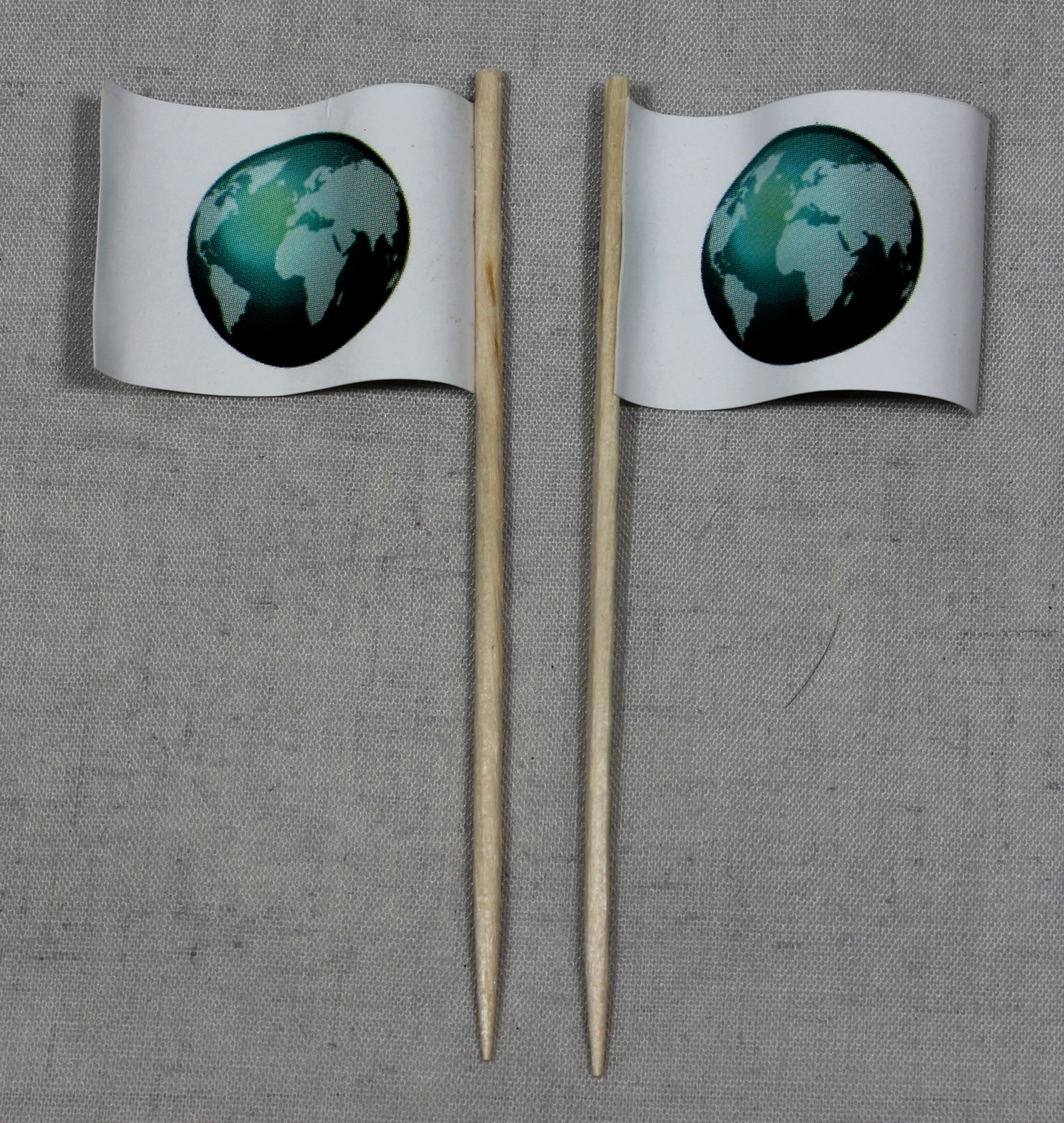 deko-picker-globus Party-Picker Flagge Globus Weltkugel Papierfähnchen in Spitzenqualität 50 Stück Beutel