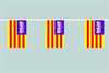 FK-BAL Balearen Flaggenkette 6 Meter / 8 Flagge Fahne