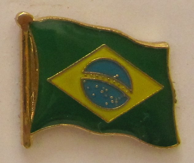 pin_flagge_brasilien Brasilien Pin Anstecker Flagge Fahne Nationalflagge