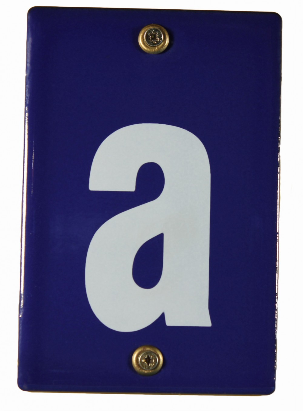Hausnummernschild a Emaille Hausnummer Schild 12x8 cm Haus Nummer Zahl Ziffer Metallschild