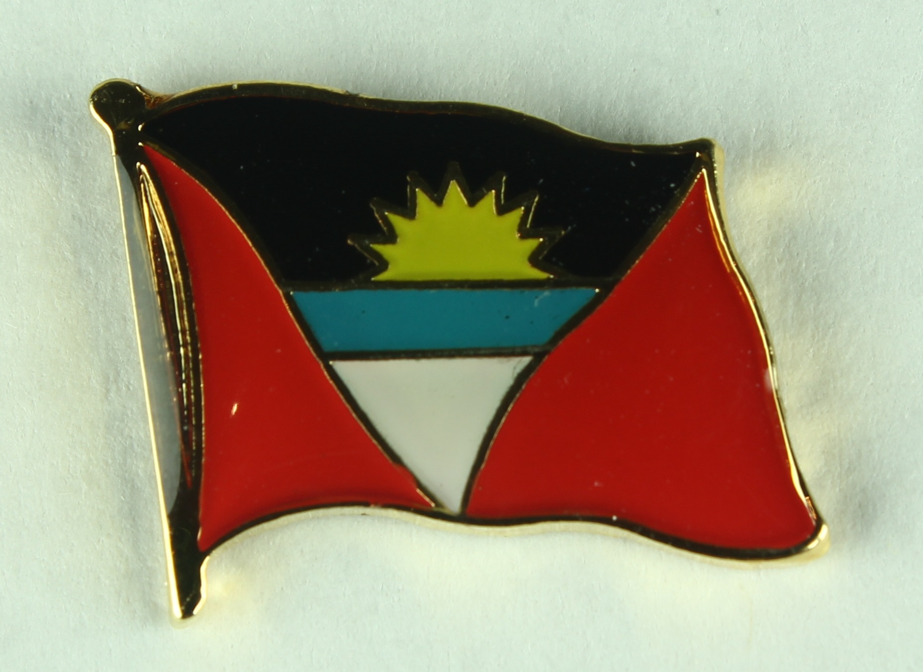 pin_flagge_antigua Antigua Pin Anstecker Flagge Fahne Nationalflagge