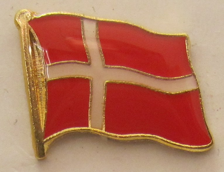 pin_flagge_daenemark Pin Anstecker Flagge Fahne Dänemark Nationalflagge Flaggenpin Button Badge Flaggen Clip Anstecknadel