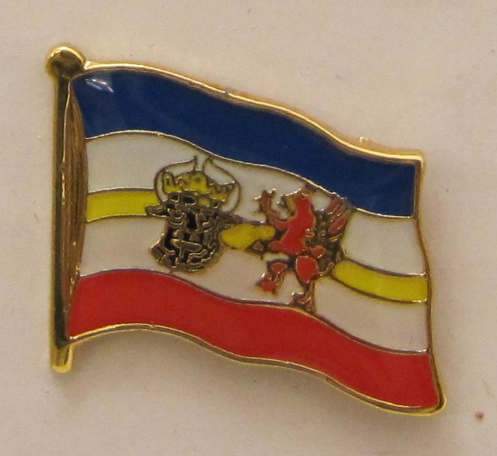 Pin Anstecker Flagge Fahne Mecklenburg Vorpommern
