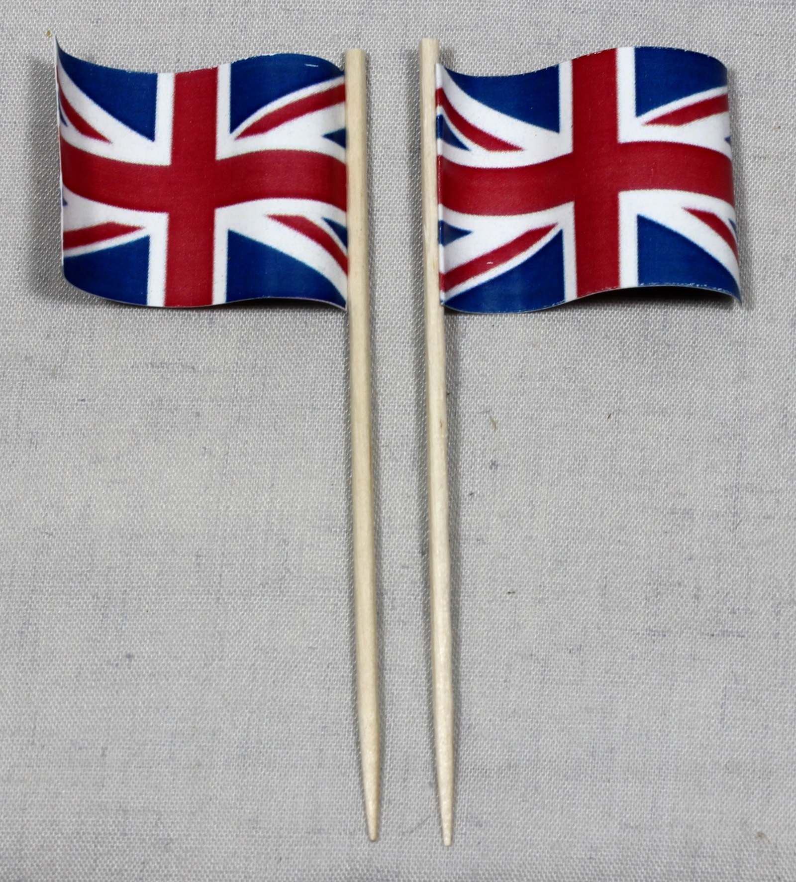 Party-Picker Flagge Grossbritannien Papierfähnchen in Spitzenqualität 50 Stück Beutel