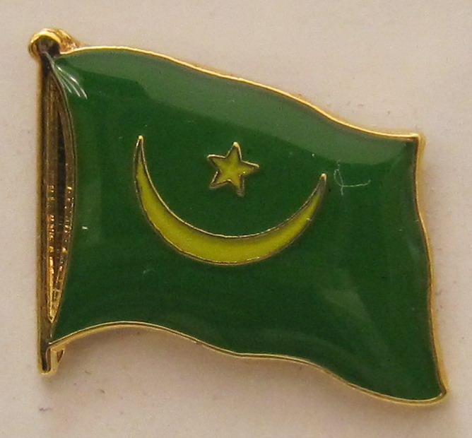 Mauretanien Pin Anstecker Flagge Fahne Nationalflagge