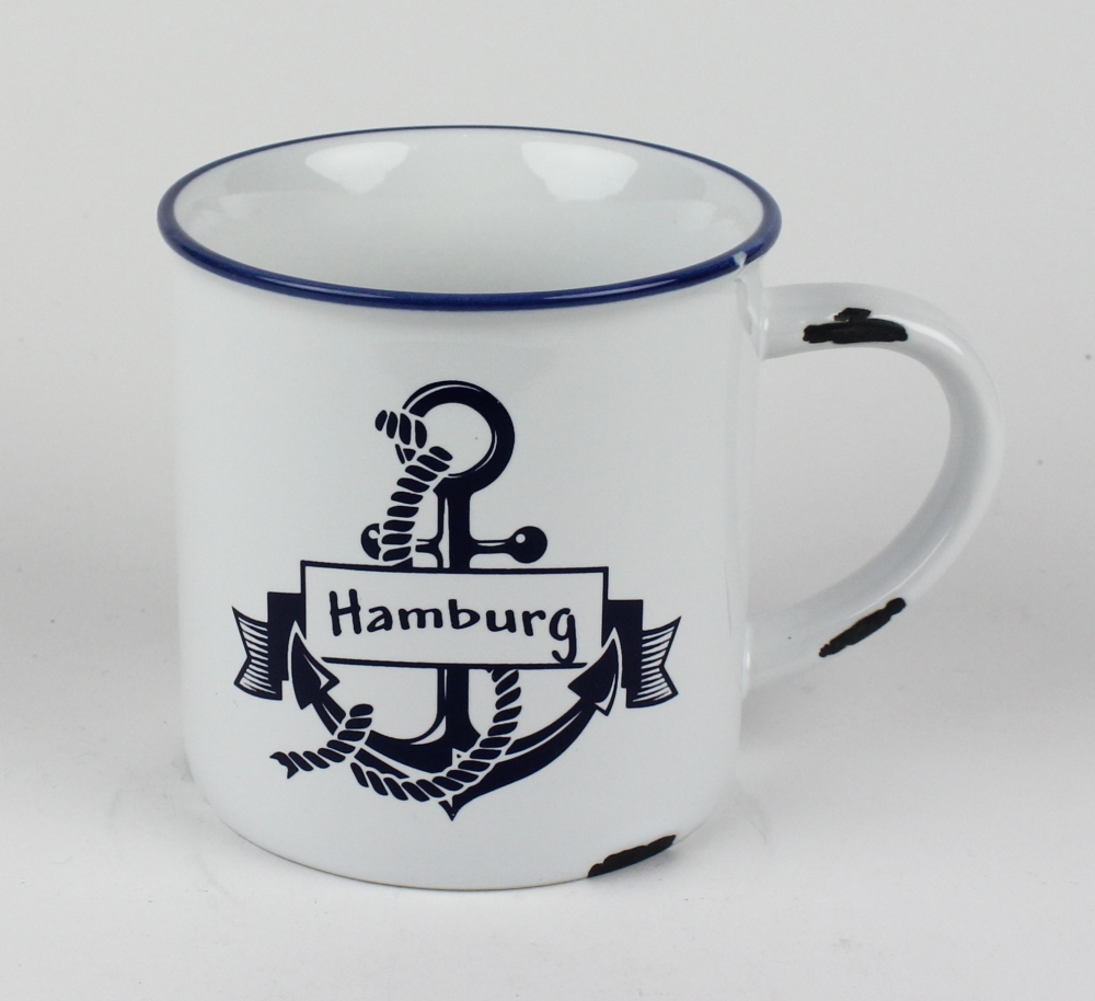 Rusty Becher Hamburg blau Rusty Becher Hamburg blau
