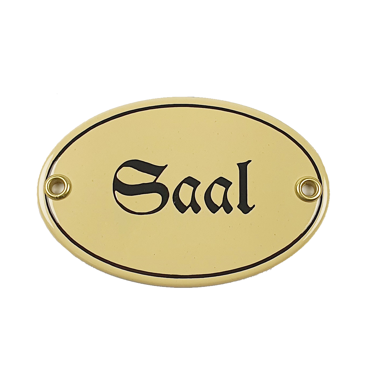 saal-oval Saal creme oval 10,5x7 cm Türschild