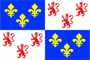 Flagge Fahne : Picardie Region Frankreich
