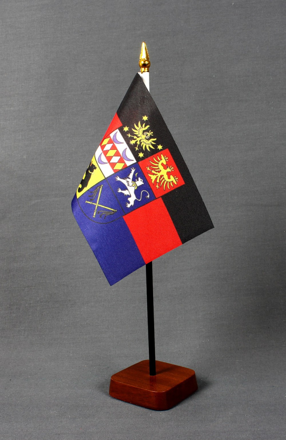 Kleine Tischflagge Ostfriesland 10x15 cm optional mit Tischfähnchenständer