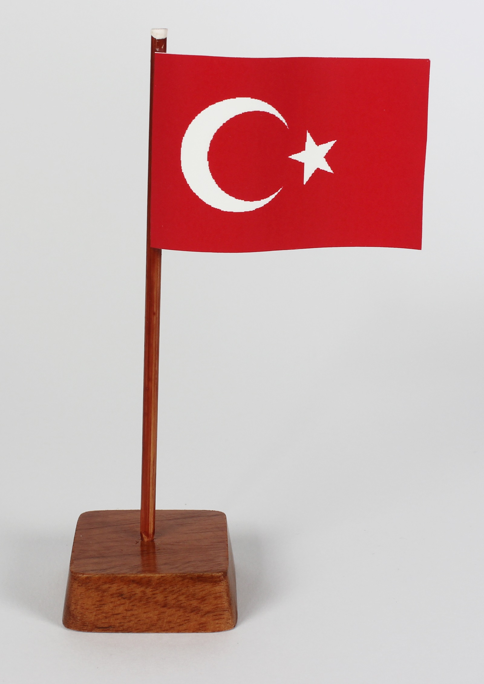 mini-tischflagge-tuerkei-v Mini Tischflagge Türkei Höhe 13 cm Tischfähnchen