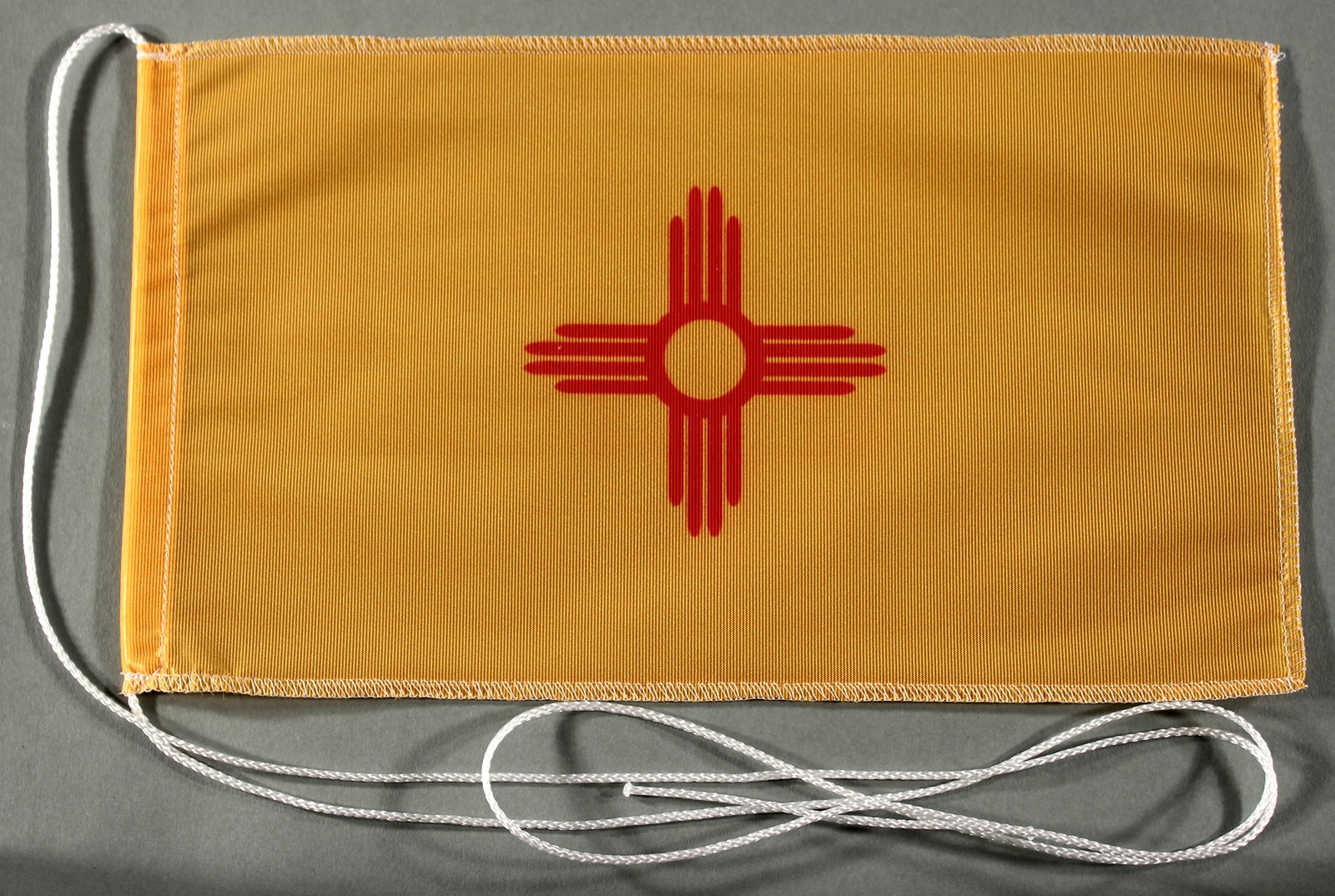 tischfahne-new-mexico Tischflagge New Mexico USA Bundesstaat US State 25x15 cm optional mit Holz- oder Chromständer Tischf