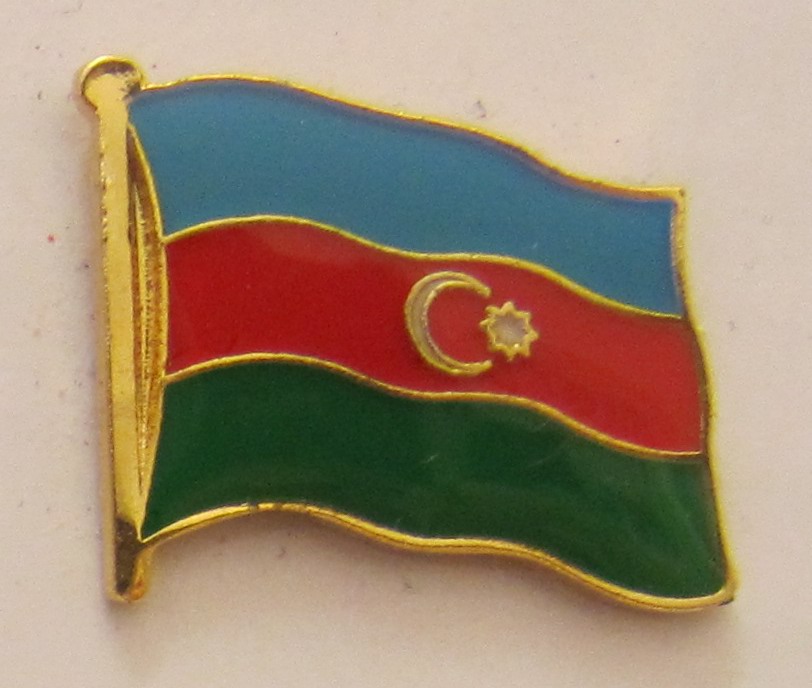 pin_flagge_aserbeidschan Aserbeidschan Pin Anstecker Flagge Fahne Nationalflagge