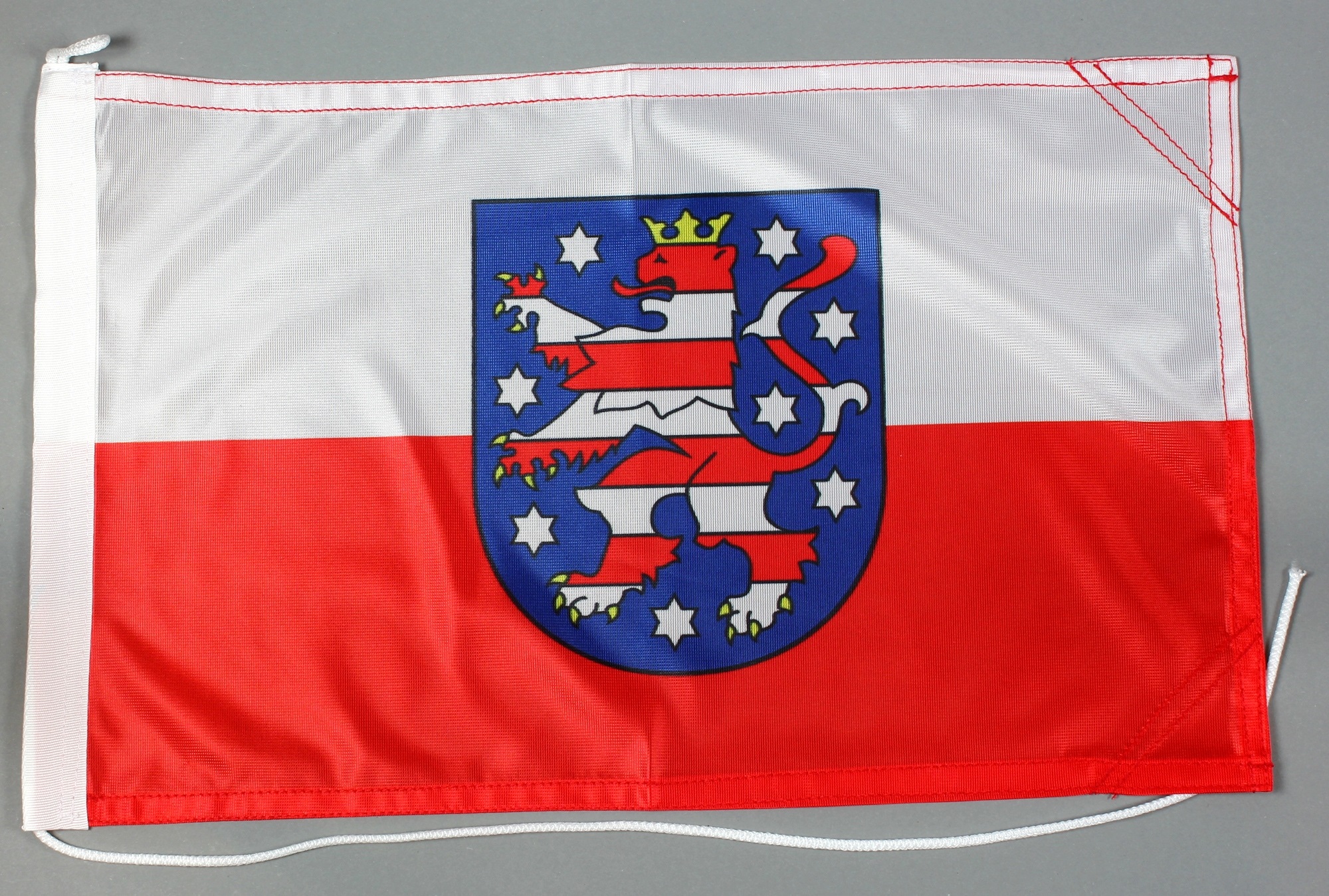 Bootsflagge Thüringen 30x45 cm Motorradflagge Bootsfahne