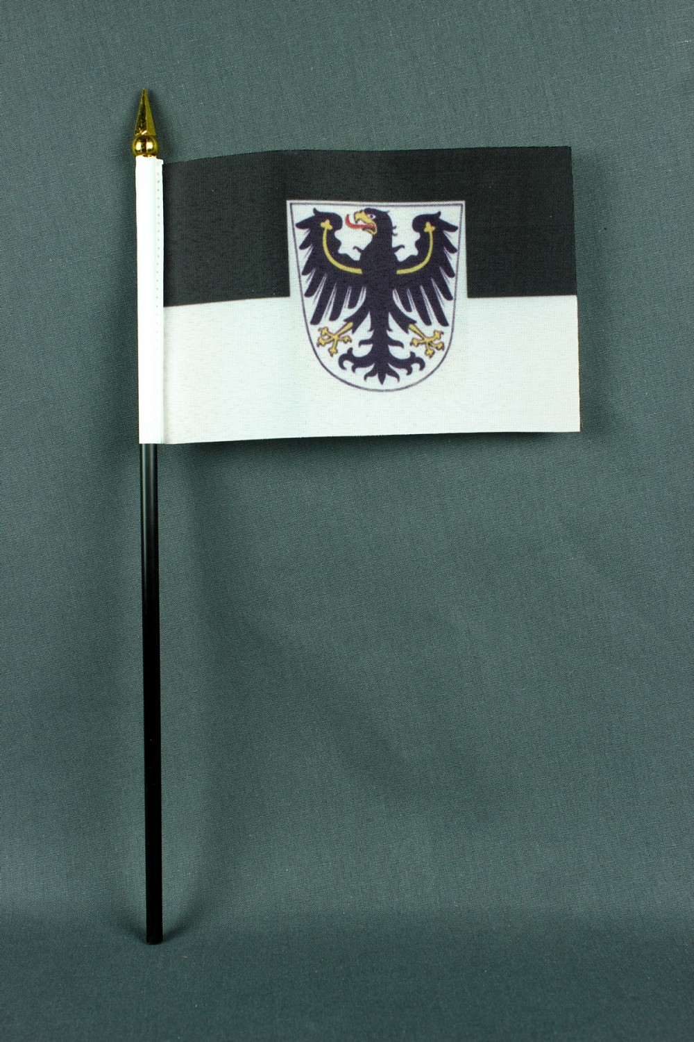 tischfahne-ostpreussen Kleine Tischflagge Ostpreussen Preußen 10x15 cm optional mit Tischfähnchenständer