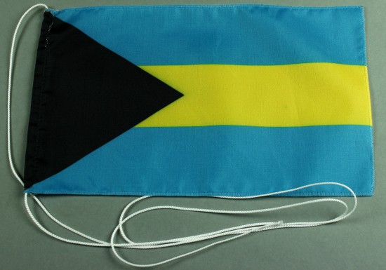 1178tischfahne-bahamas Tischflagge Bahamas 25x15 cm optional mit Holz- oder Chromständer Tischfahne Tischfähnchen