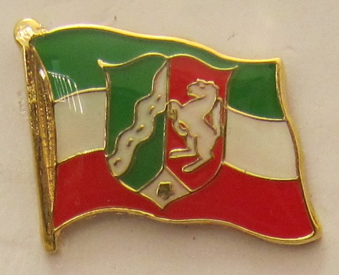 Pin Anstecker Flagge Fahne Nordrhein Westfalen NRW