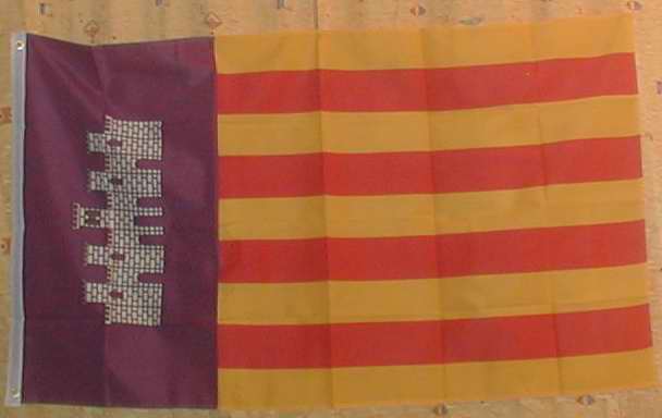 Flagge Fahne : Mallorca Mallorcaflagge Inselflagge