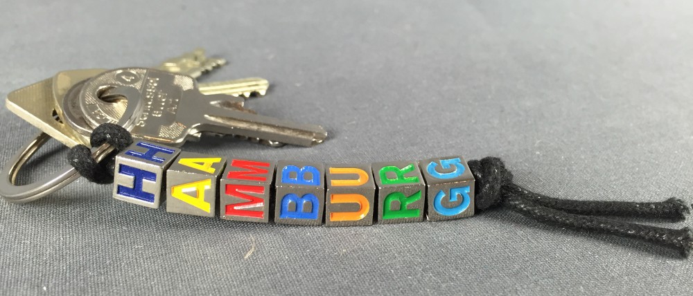 Schluesselanhaenger Hamburg Kette Schluesselanhaenger Hamburg Kette