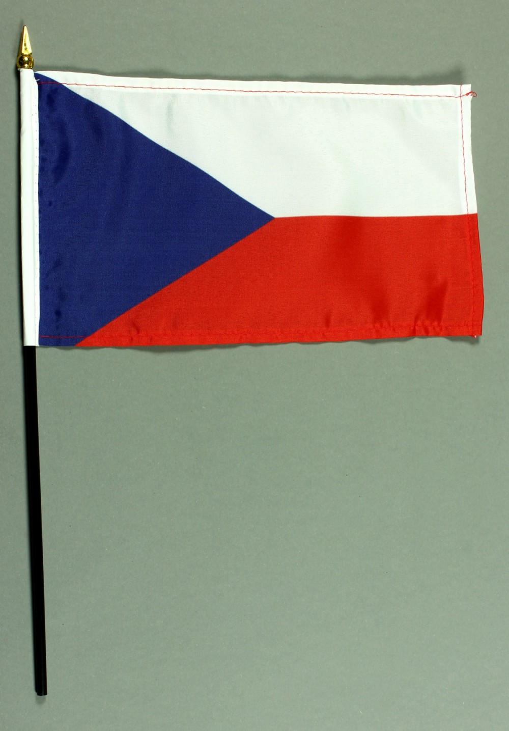 tischfahne-tschechien-15x25cm Tischflagge Tschechien 15x25 cm BASIC optional mit Tischflaggenständer