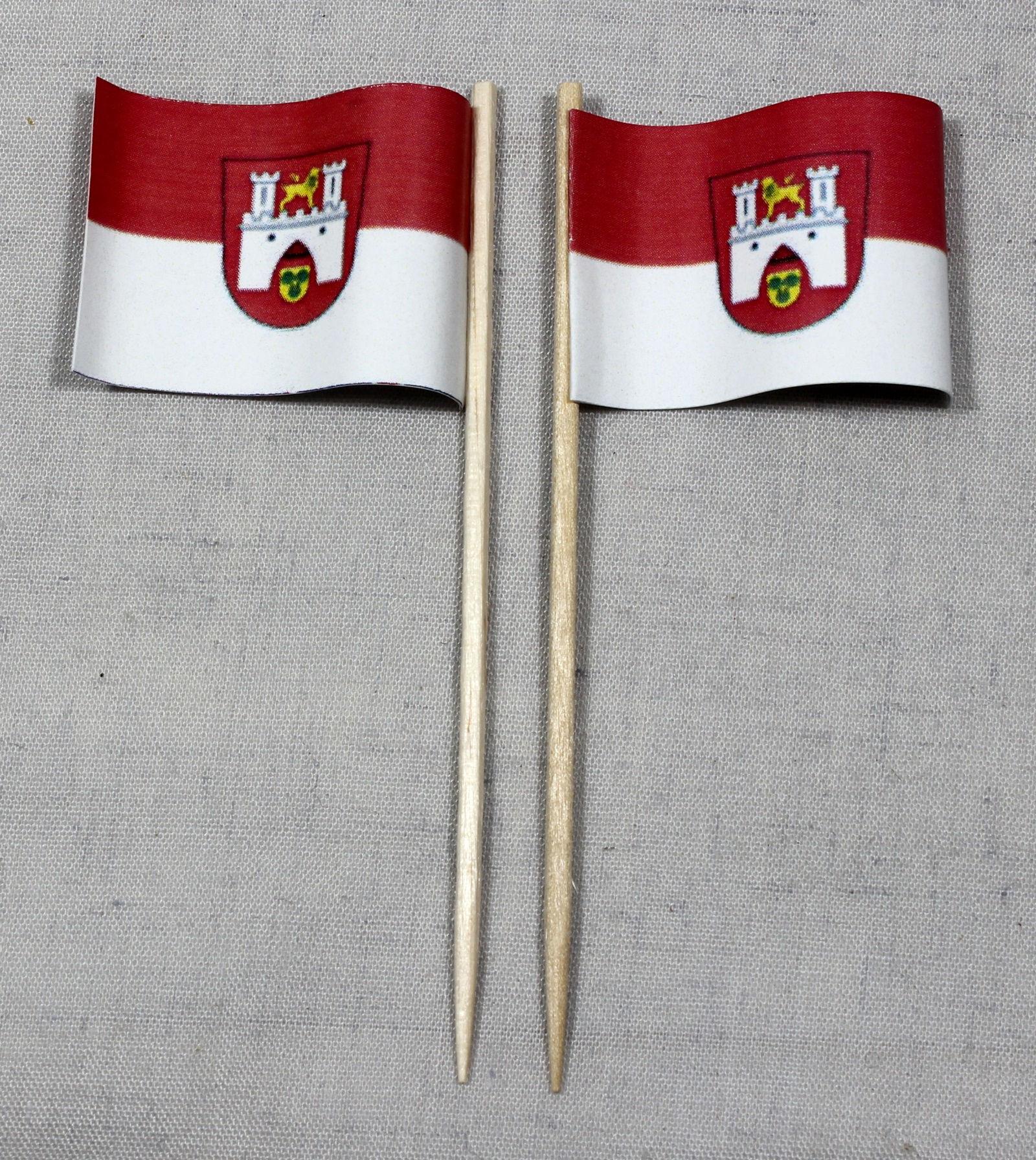 Party-Picker Flagge Hannover Papierfähnchen in Spitzenqualität 50 Stück Beutel
