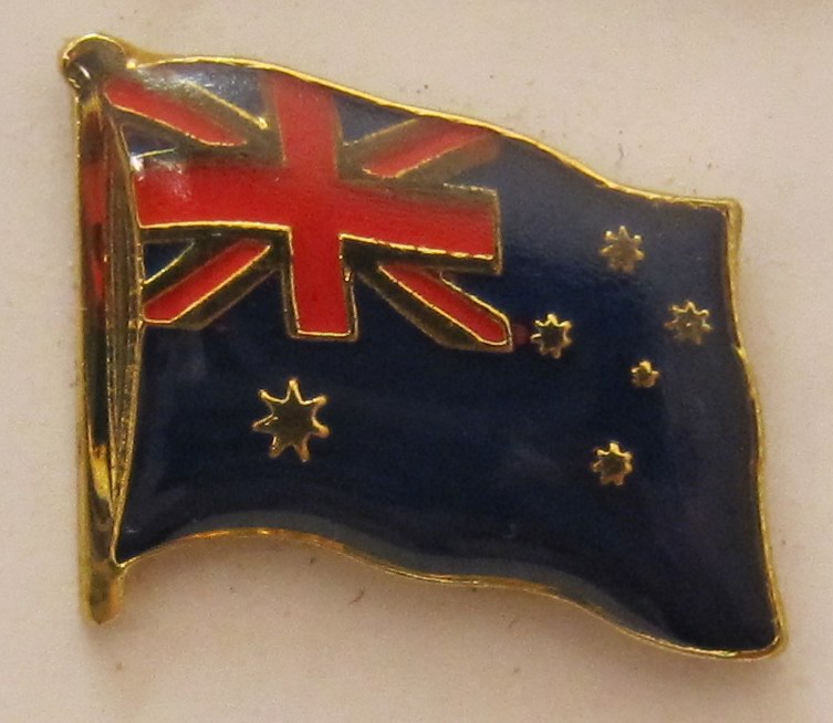pin_flagge_australien Australien Pin Anstecker Flagge Fahne Nationalflagge