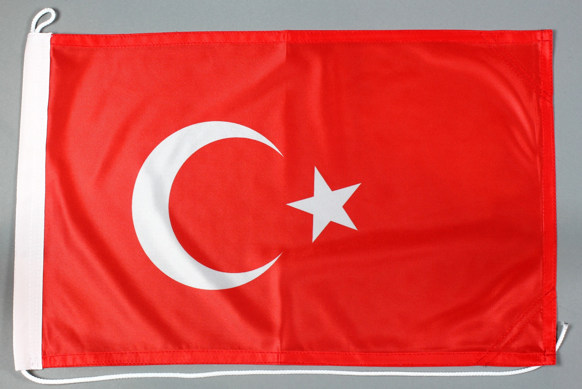 Bootsflagge Türkei 30x45 cm Motorradflagge Bootsfahne