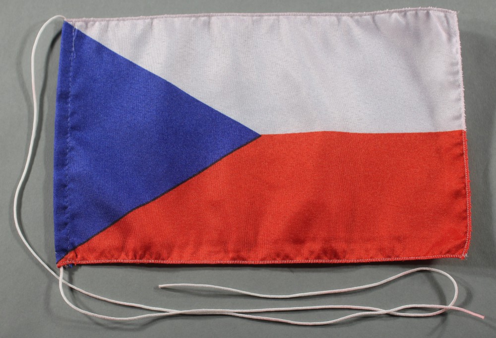 965tischfahne-tschechien Tischflagge Tschechien 25x15 cm optional mit Holz- oder Chromständer Tischfahne Tischfähnchen