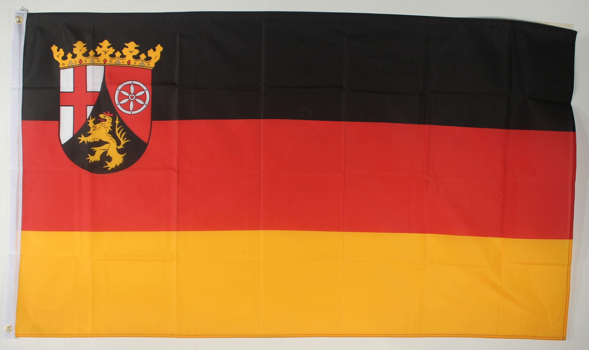 Rheinland-Pfalz Flagge Großformat 250 x 150 cm wetterfest