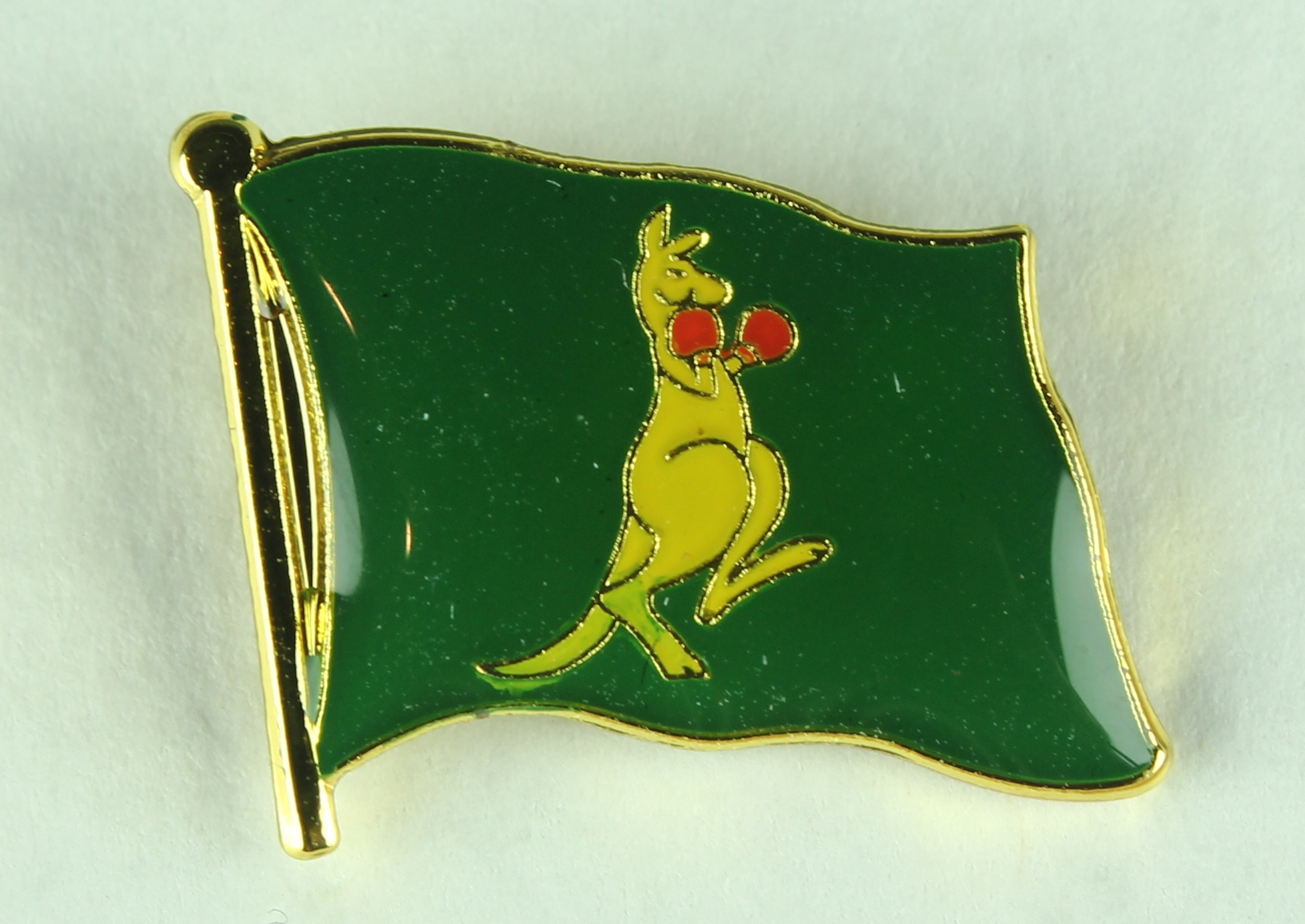 pin_flagge_kaenguruh-boxer Australien Känguruh Boxer Pin Anstecker Flagge Fahne
