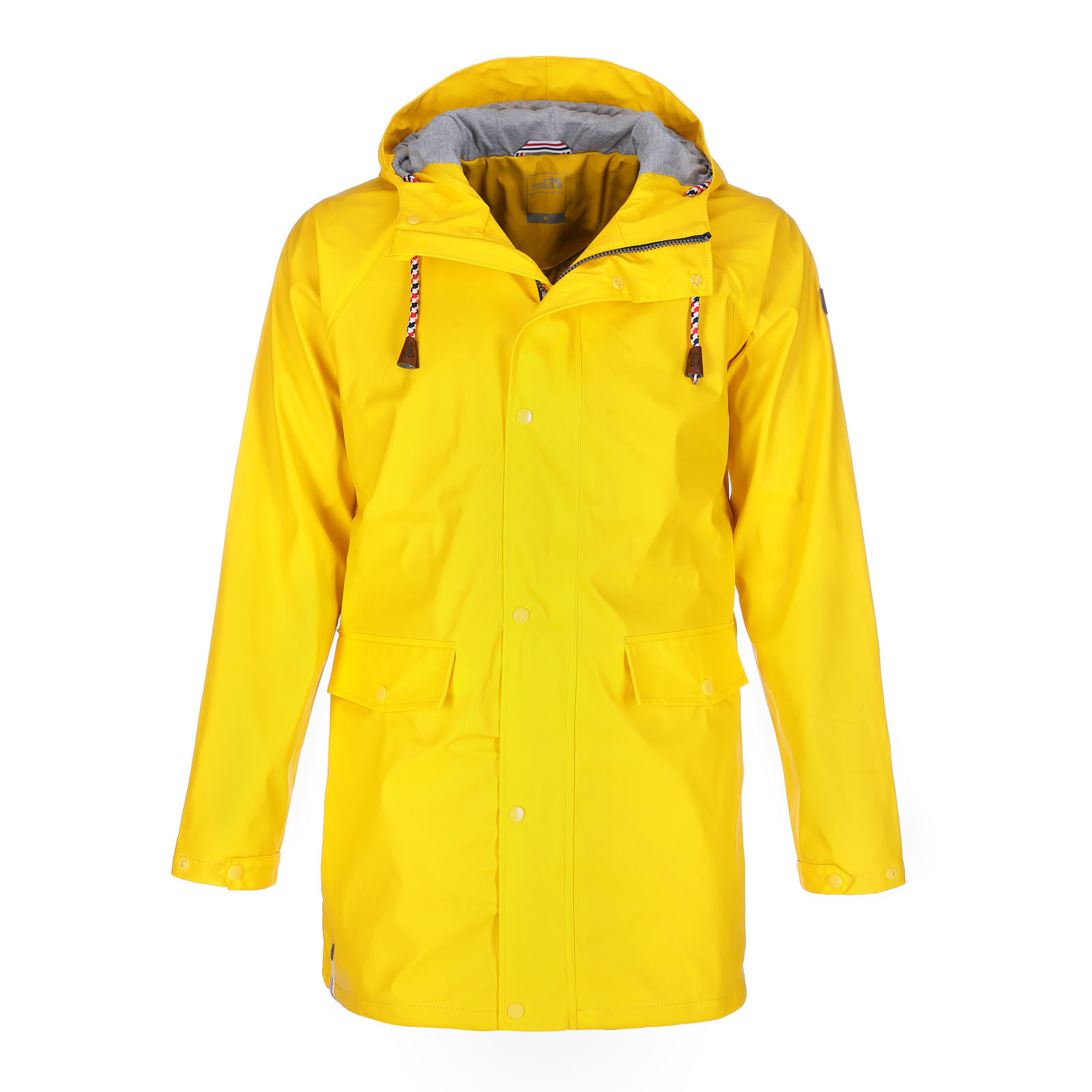 Herren-Jacke-PU-13409-21-gelb-01 Herren Regenjacke gelb oder blau Regenmantel von Modas Männer