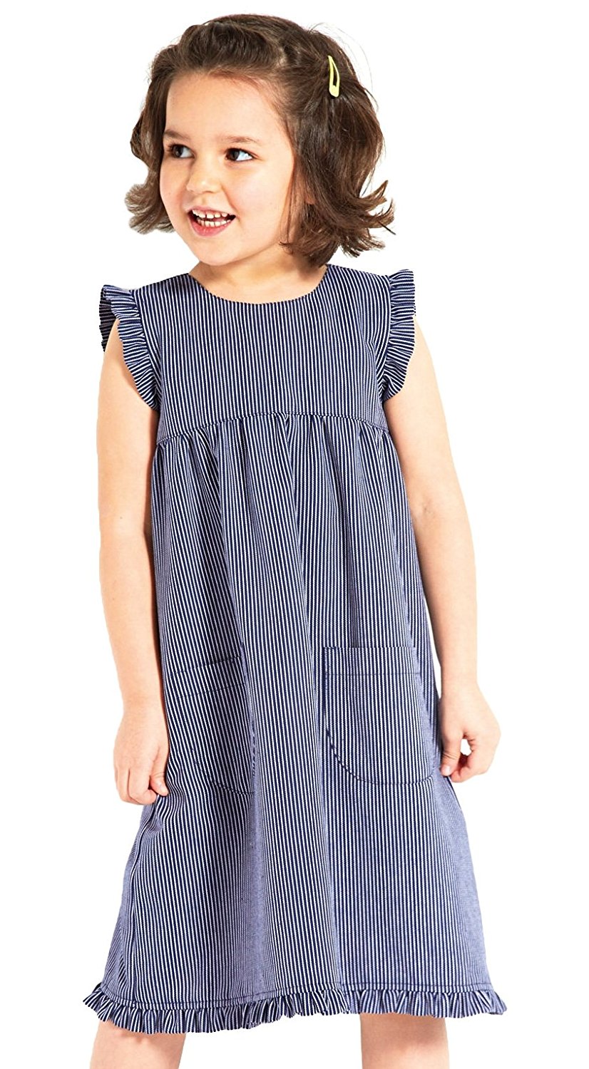 Kinder Fischerkleid schmal gestreift 10273 Kinder Fischerkleid schmal gestreift 10273