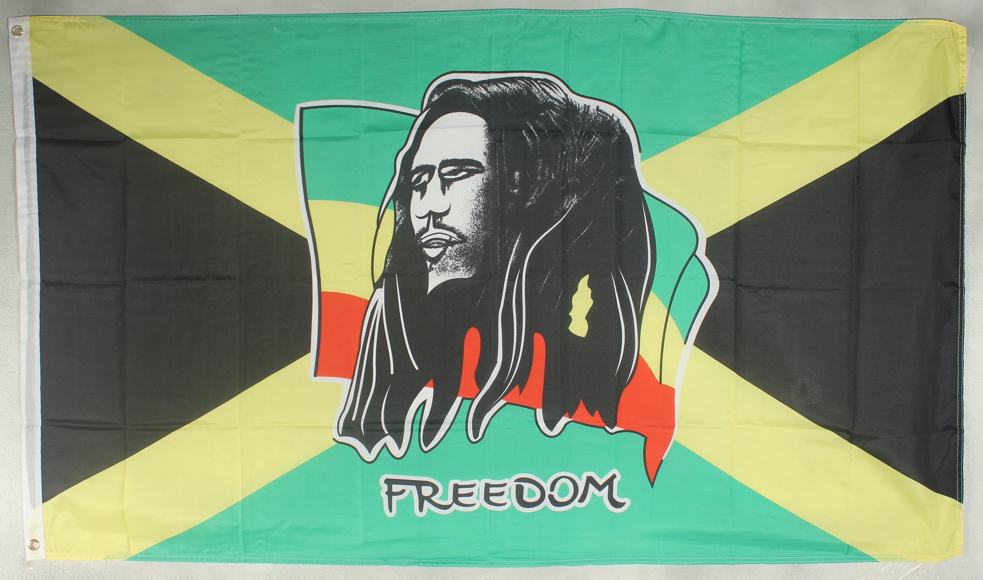 flagge-bob-marley-freedom-jamaika