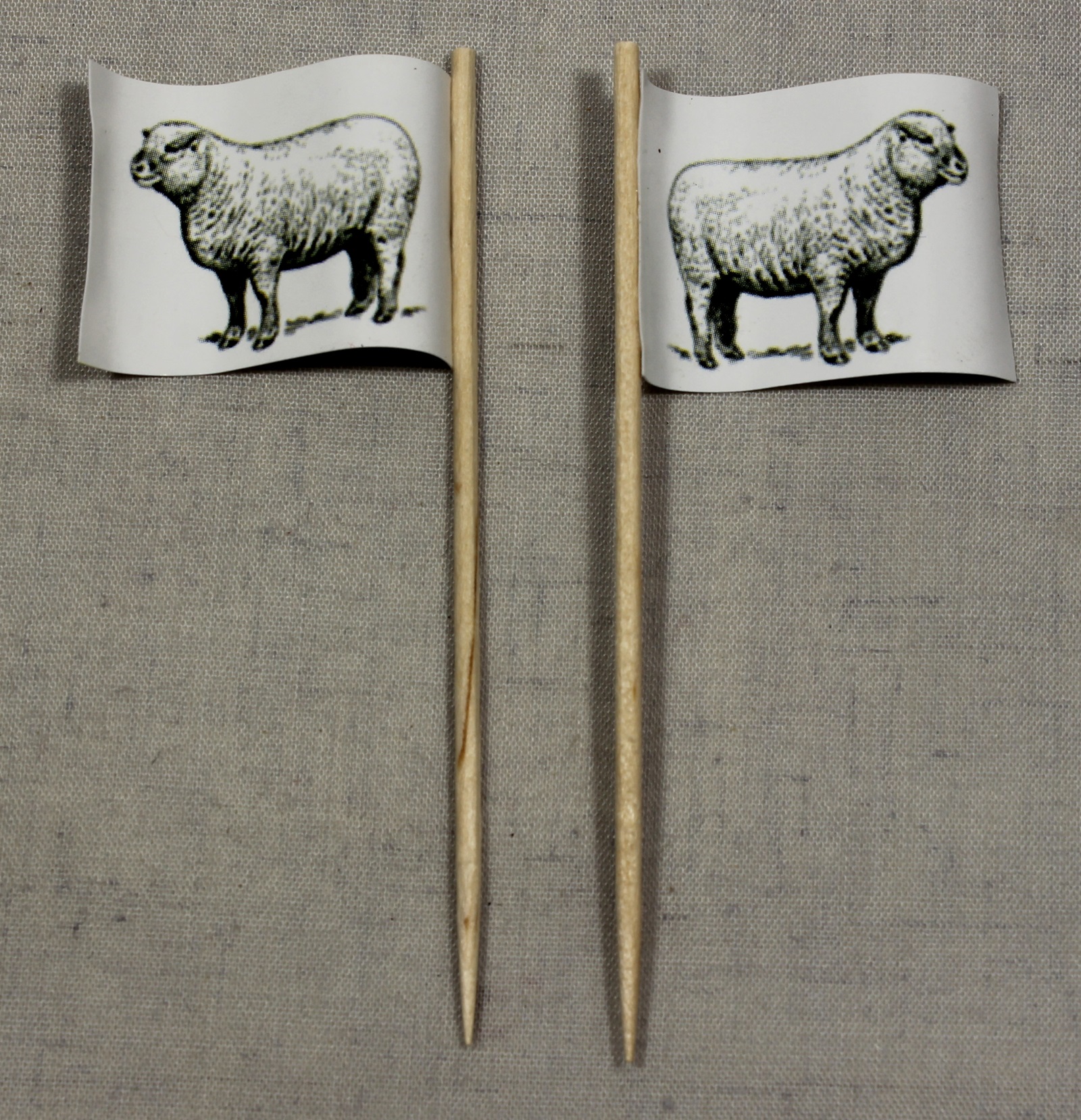 Party-Picker Flagge Schaf Lamm Papierfähnchen in Spitzenqualität 50 Stück Beutel