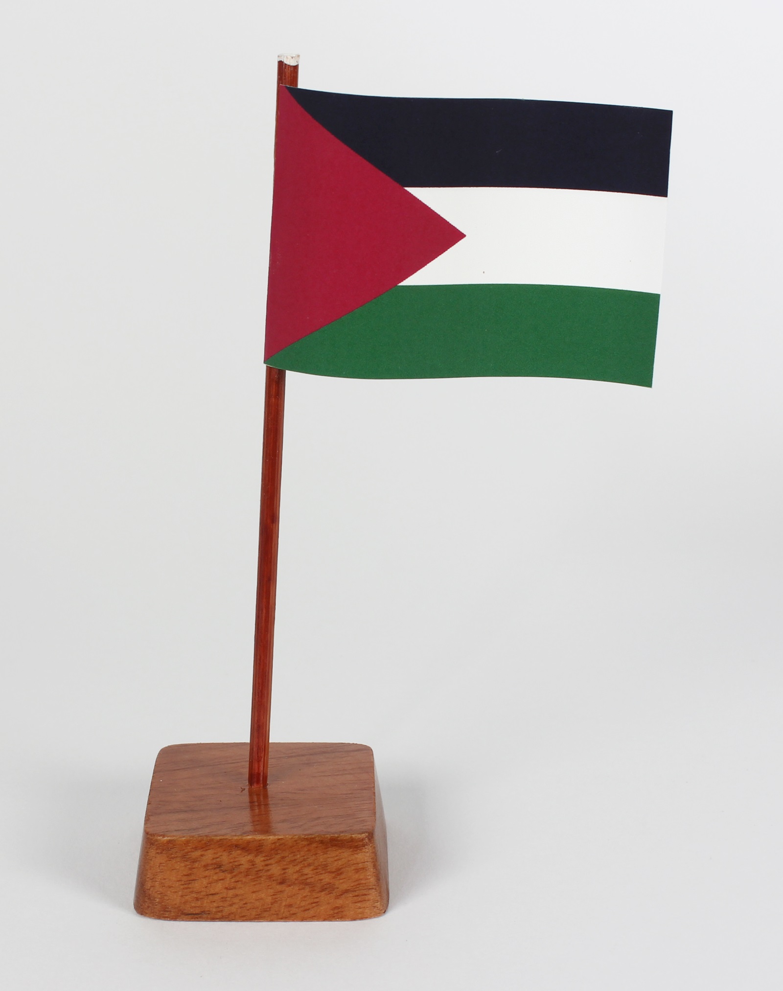 mini-tischflagge-palaestina-v Mini Tischflagge Palästina Höhe 13 cm Tischfähnchen