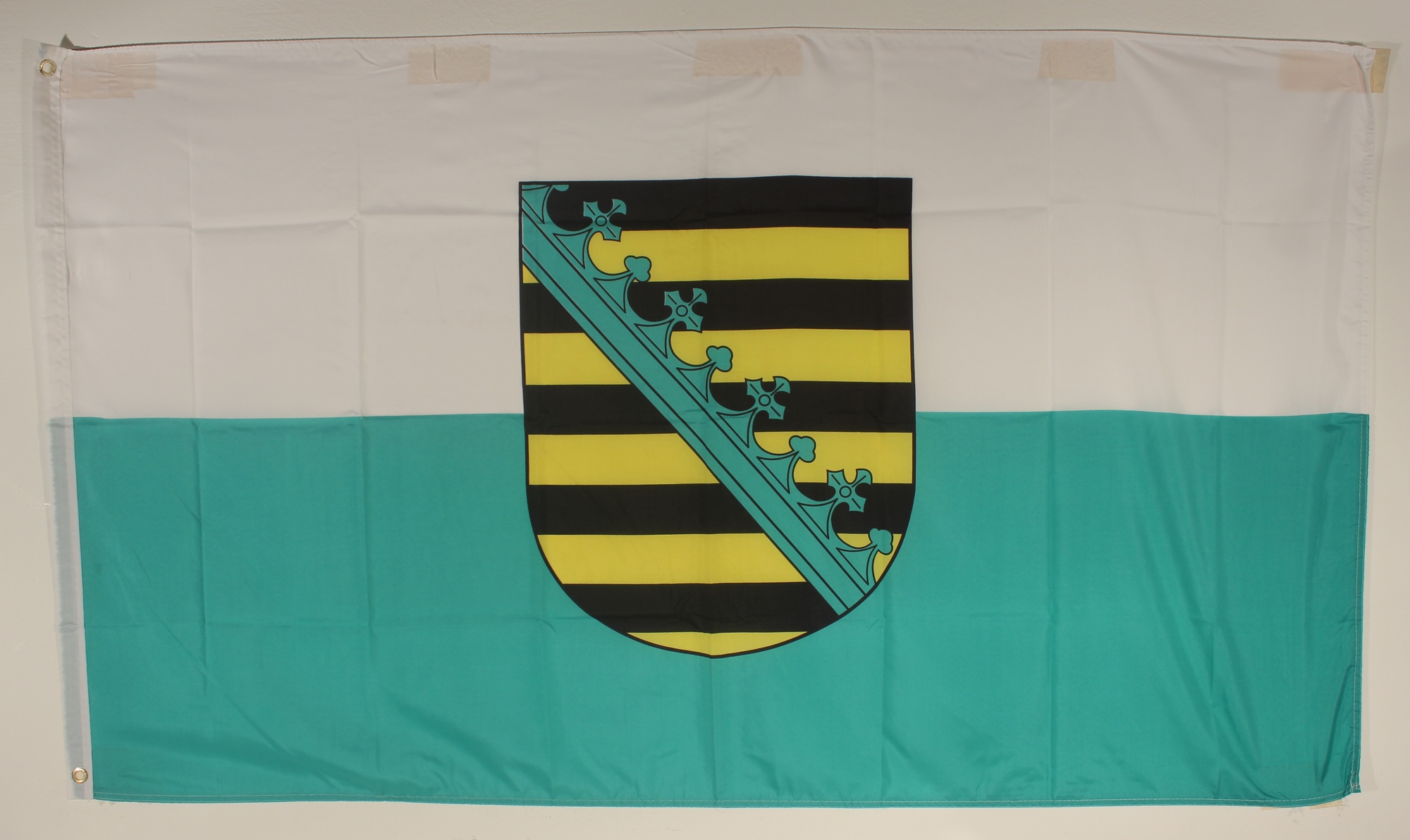flagge-sachsen Sachsen Flagge Großformat 250 x 150 cm wetterfest