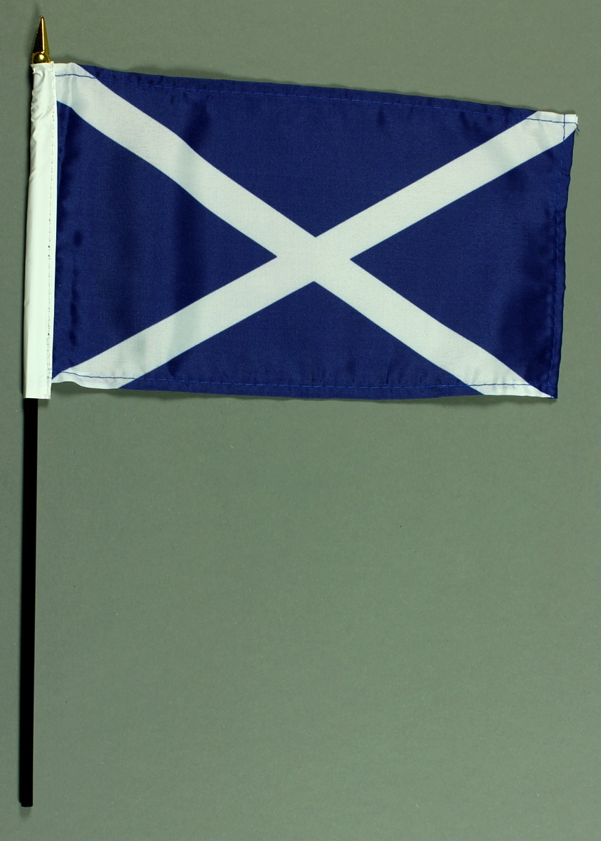 tischfahne-schottland-15x25cm Tischflagge Schottland 15x25 cm BASIC optional mit Tischflaggenständer