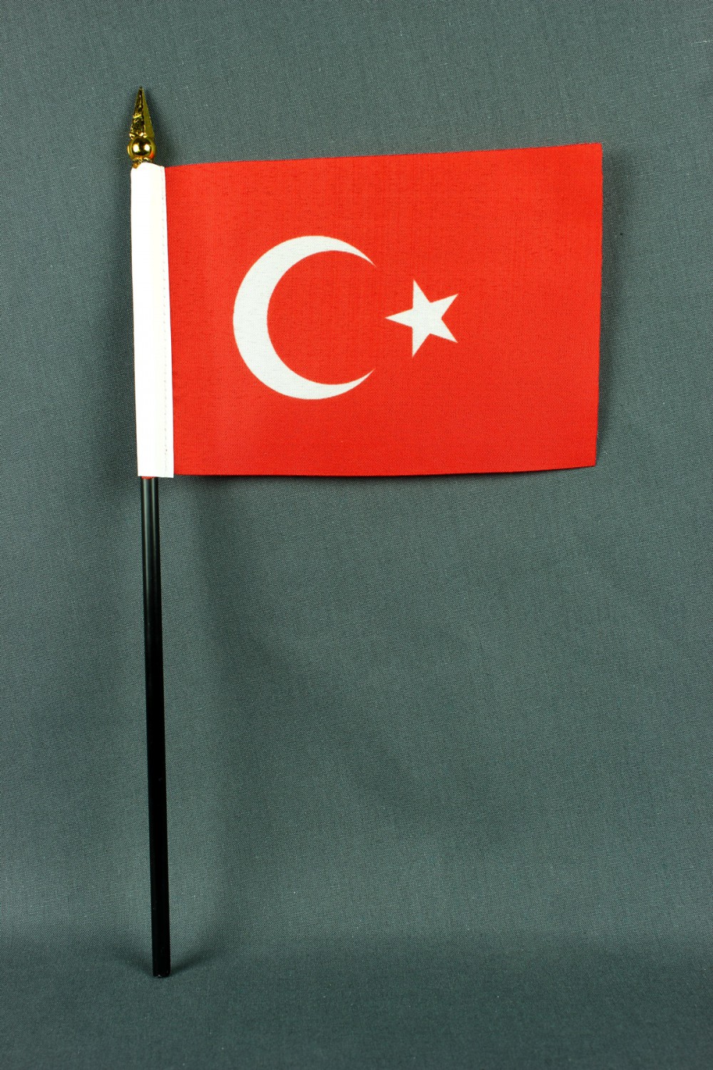 tischfahne-tuerkei Kleine Tischflagge Türkei 10x15 cm optional mit Tischfähnchenständer