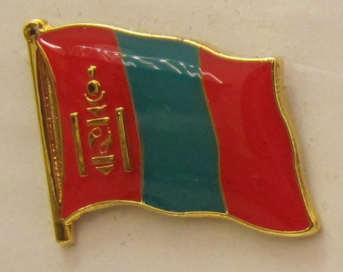 Mongolei Pin Anstecker Flagge Fahne Nationalflagge