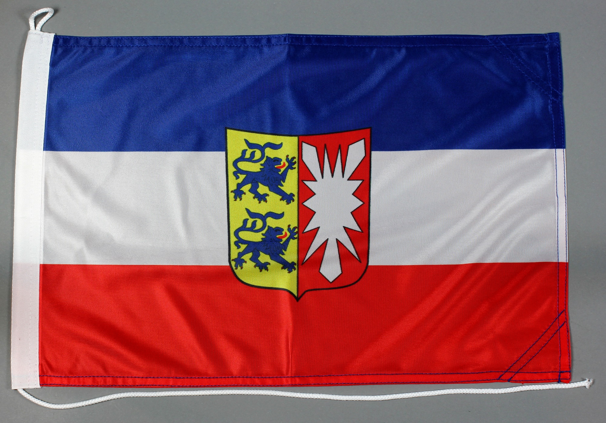 Bootsflagge Schleswig Holstein 30x45 cm Motorradflagge Bootsfahne