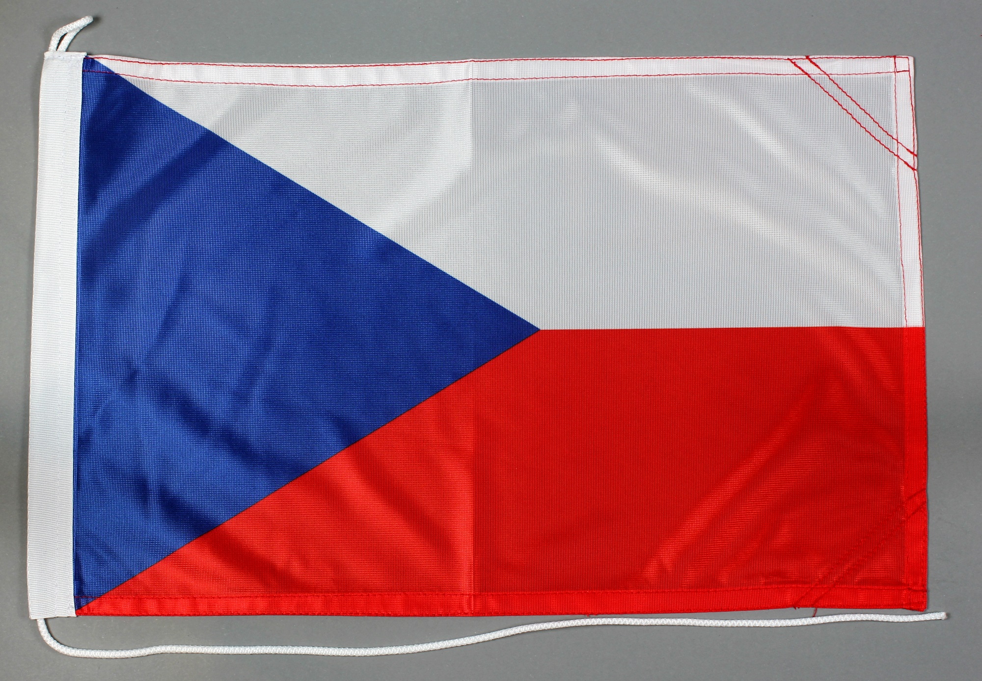 Bootsflagge Tschechien 30x45 cm Motorradflagge Bootsfahne