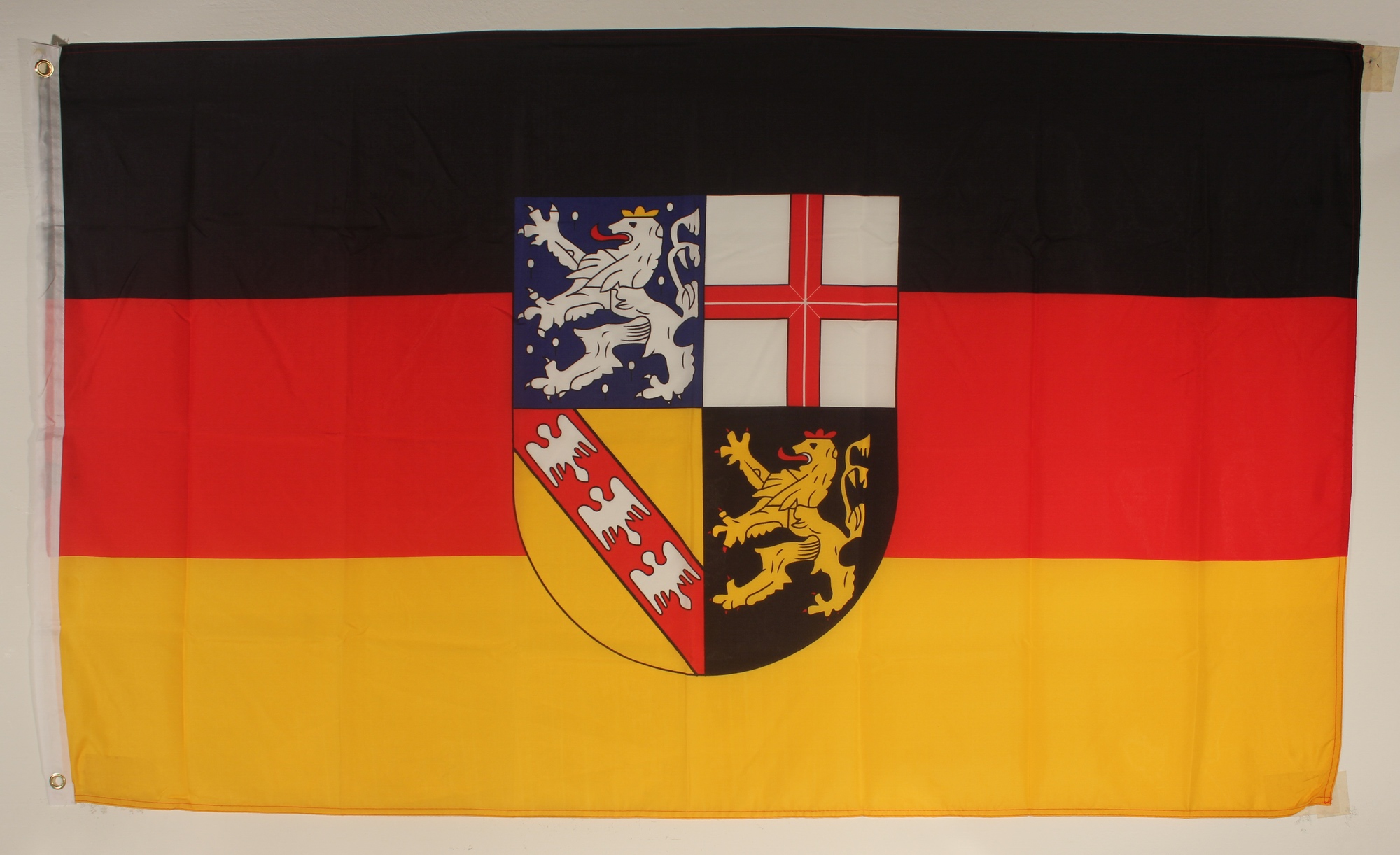 flagge-saarland Saarland Flagge Großformat 250 x 150 cm wetterfest