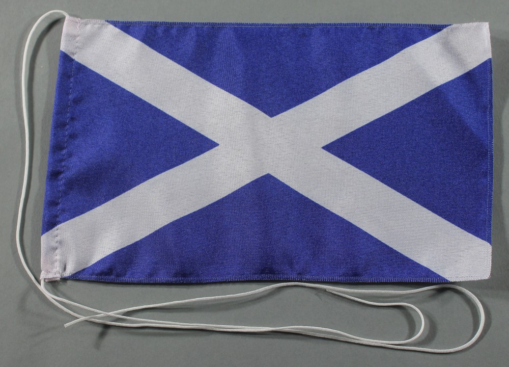 957tischfahne-schottland Tischflagge Schottland St. Andrews Cross 25x15 cm optional mit Holz- oder Chromständer Tischfahne Ti